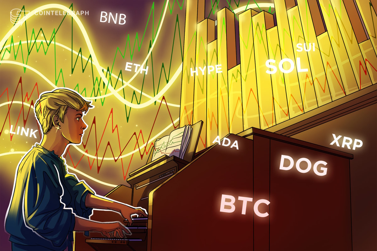 Price predictions for BTC, ETH, XRP, BNB, SOL, DOGE, ADA, SUI, HYPE, LINK